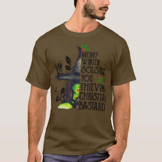 T-shirt Joyeux hiver Solstice Vous Volez Christian Basta