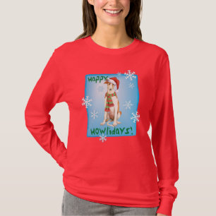 T-shirt Joyeux Howliday Borzoi