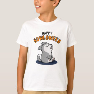 T-shirt Joyeux Howloween Funny Chien Pun