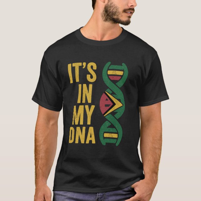 T-shirt Joyeux Indépendance Guyana, Drapeau guyanais, C'es (Devant)