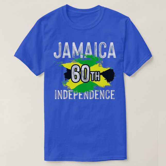 T-shirt Joyeux Jamaïque 60e anniversaire de l'indépendance (Design devant)