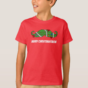 T-shirt Joyeux jeu Christmustache Christmas Pun