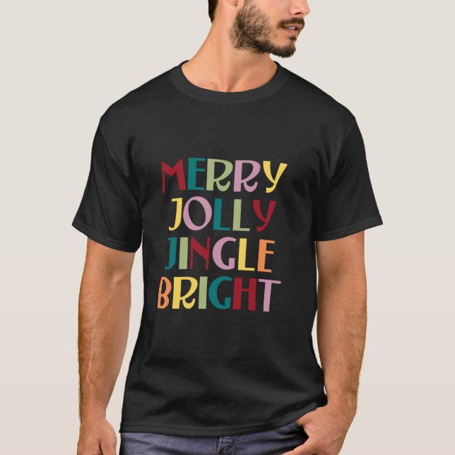 T-shirt Joyeux Jolly Jingle Bright (Devant)