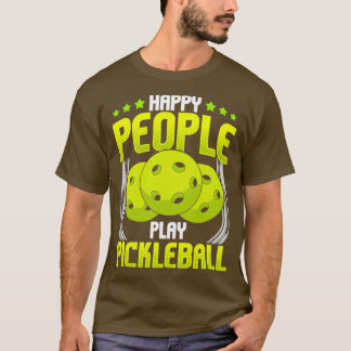 T-shirt Joyeux Jouer au Pickleball