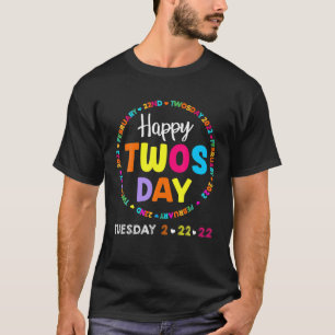 T-shirt Joyeux Jour 2S Jour Deux Jours Mardi 22 Février, 2