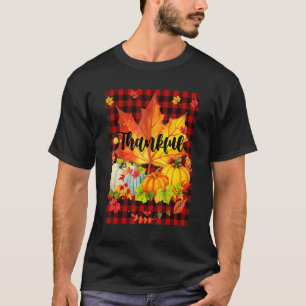 T-shirt Joyeux Jour d'Action de grâce Automne Automne Mapl
