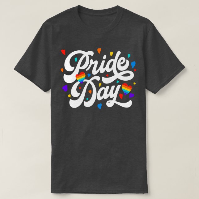T-shirt Joyeux Jour de Fierté (Design devant)