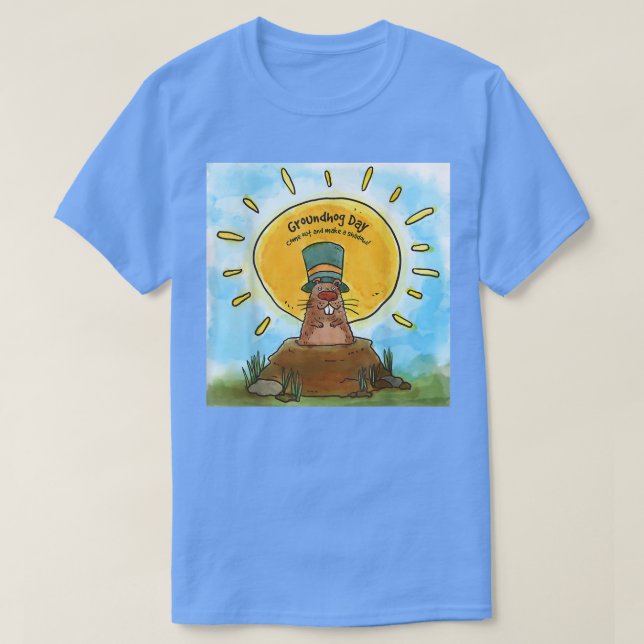 T-shirt Joyeux Jour de la Marmotte 2 Février Phil (Design devant)