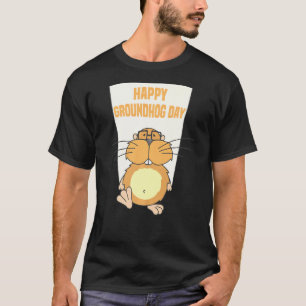 T-shirt Joyeux Jour de la marmotte Funny Fête de la marmot