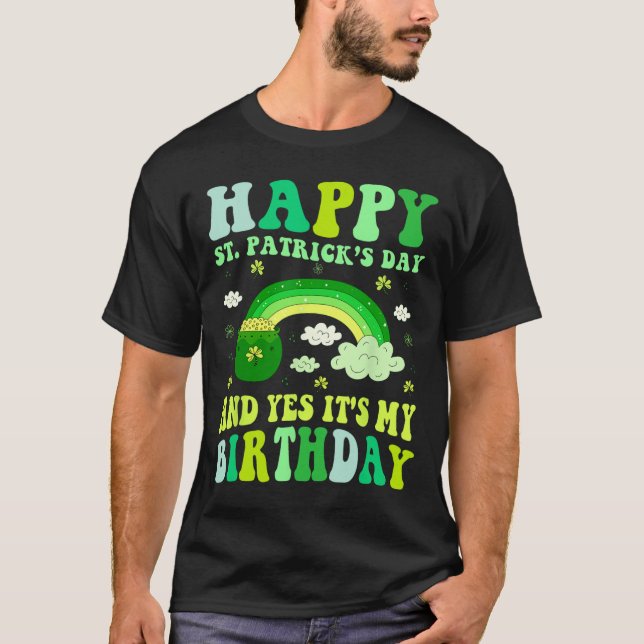 T-shirt Joyeux Jour de la Saint Patrick Anniversaire Saint (Devant)