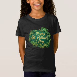 T-Shirt Joyeux jour de la Saint-Patrick, motif de trèfle