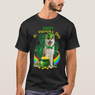 T-shirt Joyeux Jour de la Saint Patrick Shiba Inu Leprecha