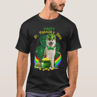 T-shirt Joyeux Jour de la Saint Patrick Shiba Inu Leprecha