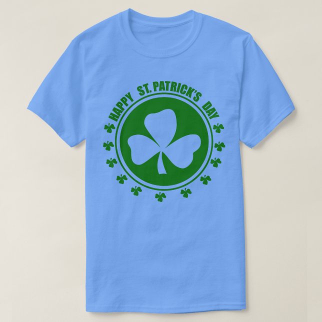 T-shirt Joyeux Jour de la Saint Patrick vert (Design devant)