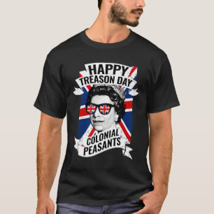 T-shirt Joyeux Jour De La Trahison Drôle Reine Elizabeth 4