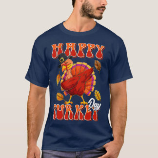 T-shirt Joyeux Jour de la Turquie Jour de l'Action de grâc