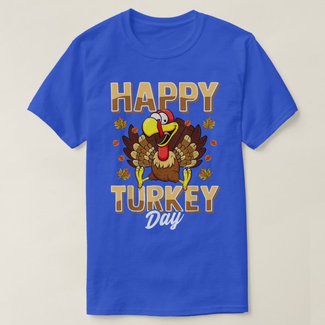 T-shirt Joyeux Jour de la Turquie Jour de l'Action de grâc (Design devant)