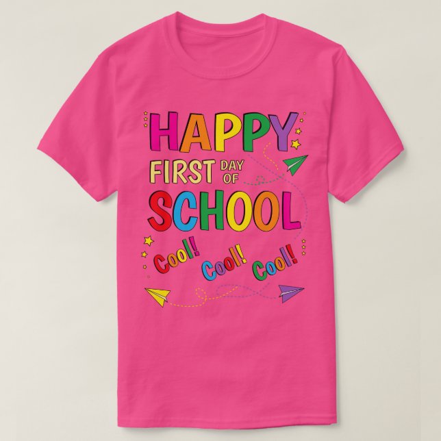 T-shirt Joyeux Jour de l'École (Design devant)