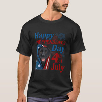 T-shirt Joyeux Jour de l'Indépendance Cool Patriotique