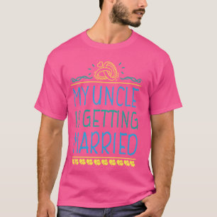T-shirt Joyeux Jour De Mariage Niece Nephew Mon Oncle Obti