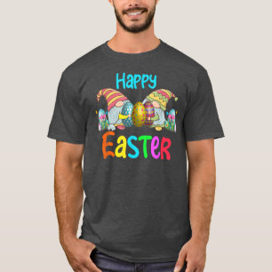 T-shirt Joyeux Jour de Pâques 2022 Grotte Gnome Hug OEufs