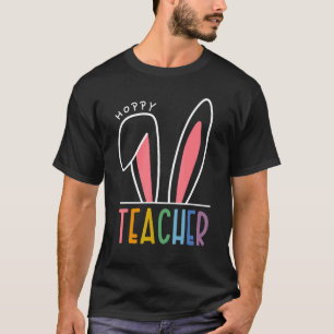 T-shirt Joyeux Jour De Pâques Avec Mignonnes Oreilles De P