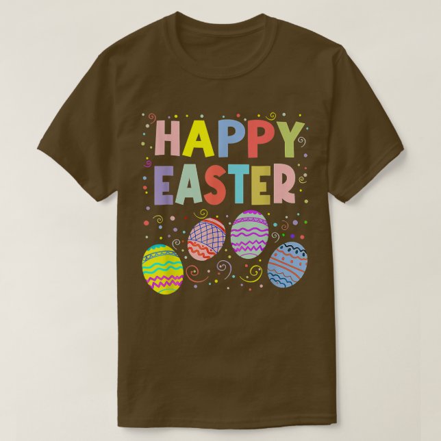 T-shirt Joyeux Jour de Pâques Chasse aux oeufs de lapin Pr (Design devant)