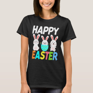 T-shirt Joyeux Jour de Pâques Cute Lapin Rabbit Cousin équ