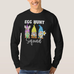 T-shirt Joyeux Jour de Pâques Gnomes Easter Egg Hunt Squad