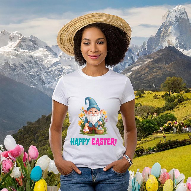 T-shirt Joyeux jour de Pâques - île de Pâques (Créateur téléchargé)