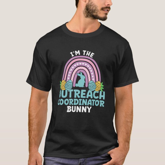 T-shirt Joyeux jour de Pâques Je suis le coordonnateur de  (Devant)