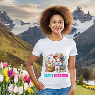 T-shirt Joyeux Jour de Pâques - Lièvre