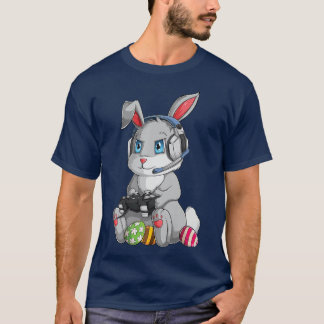 T-shirt Joyeux Jour de Pâques Oeuf Lapin Drôle Garçons Fil