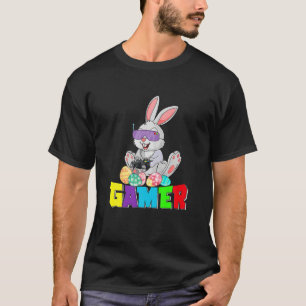T-shirt Joyeux Jour de Pâques Oeuf Lapin Drôle Garçons Fil