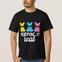 Joyeux jour de Pâques peepin'it réel rétro