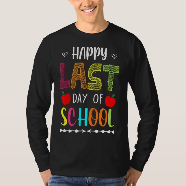 T-shirt Joyeux Jour De Pause Été À L'École Enseignant Frid (Devant)