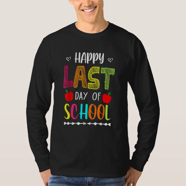 T-shirt Joyeux Jour De Pause Été À L'École Enseignant Frid (Devant)