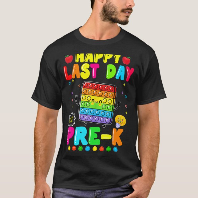 T-shirt Joyeux Jour De Pré K Pop It Fidget Toy 1 (Devant)