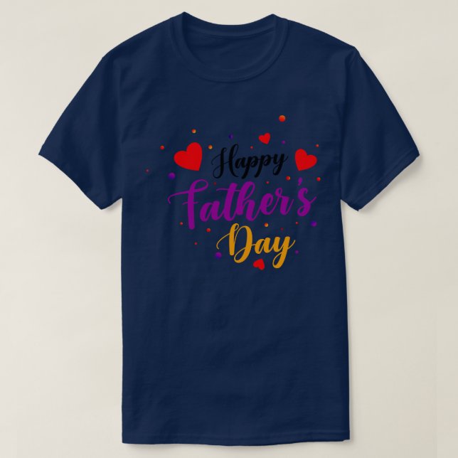 T-shirt Joyeux Jour des papas 1 (Design devant)