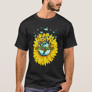 T-shirt Joyeux Jour des terres écologiste Imagine l'oreill