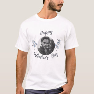 T-shirt Joyeux Jour des Valentines Couple pic Fleurs