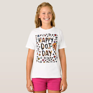 T-shirt Joyeux Jour du Point Enfants Super Creative Fun Ar
