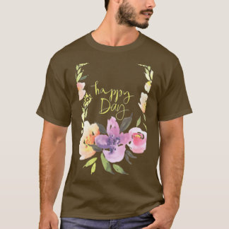 T-shirt Joyeux Jour Flower Power