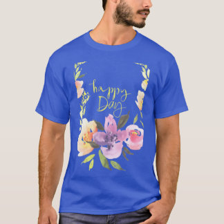 T-shirt Joyeux Jour Flower Power