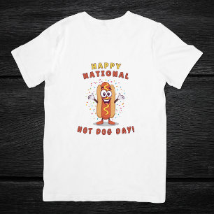 T-shirt Joyeux Jour National du Hot Dog pour Hommes