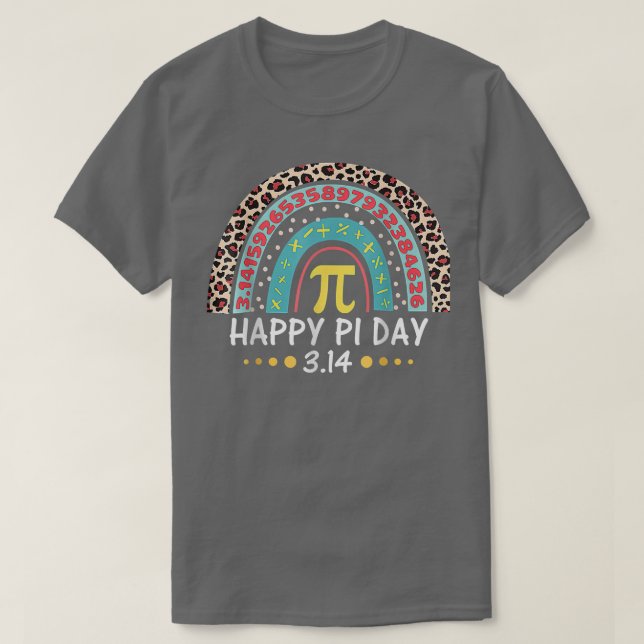 T-shirt Joyeux Jour Pi Mathématique Math Enseignant Cadeau (Design devant)