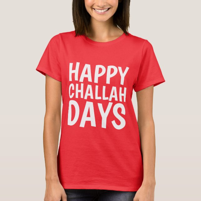 T-shirt JOYEUX JOURS DE DÉFI, Funny Hanoukka Chanukah (Devant)