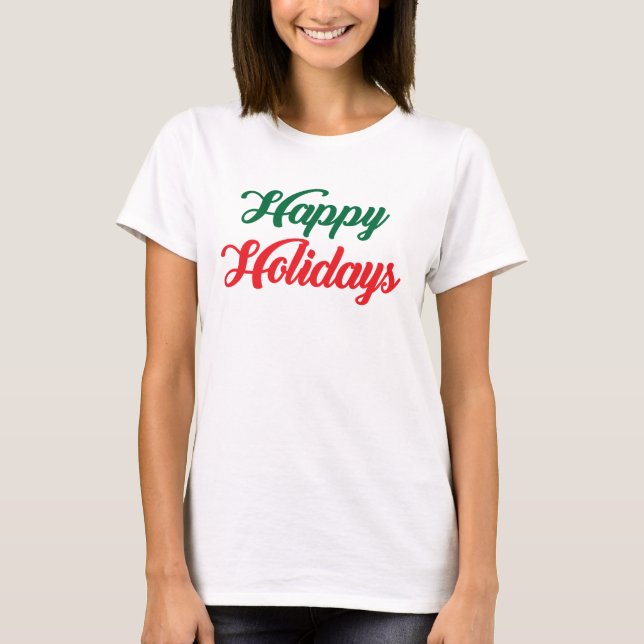 T-SHIRT JOYEUX JOURS FÉRIÉS (Devant)