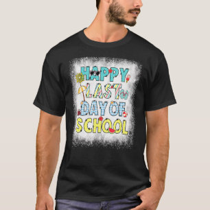 T-shirt Joyeux Joyeux Jour De L'École Vibes De Plage Enfer
