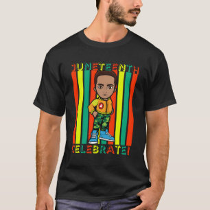 T-shirt Joyeux Jundixième Est Seulement Pour Noir Et
